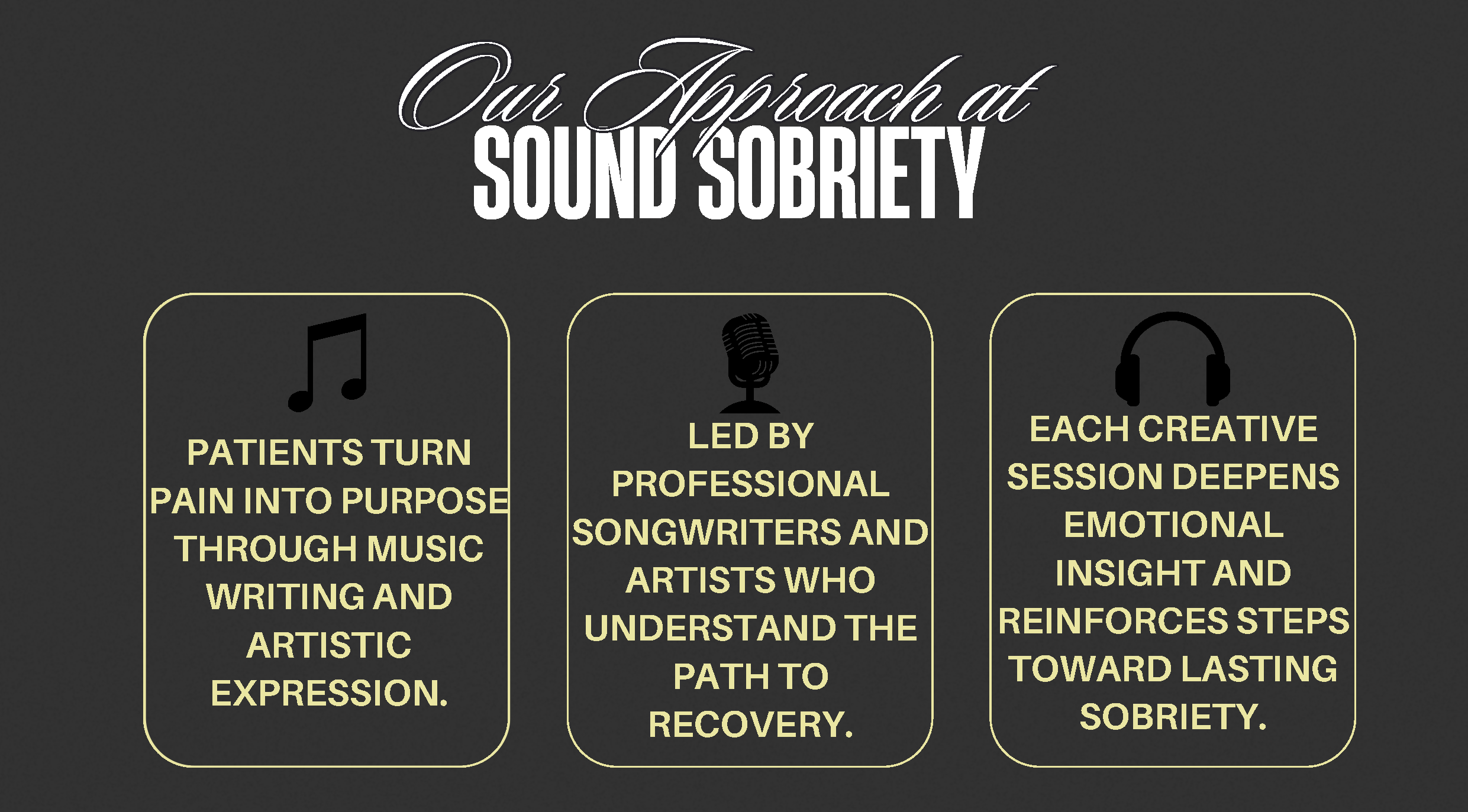 Sound Sobriety Music as an Approach
