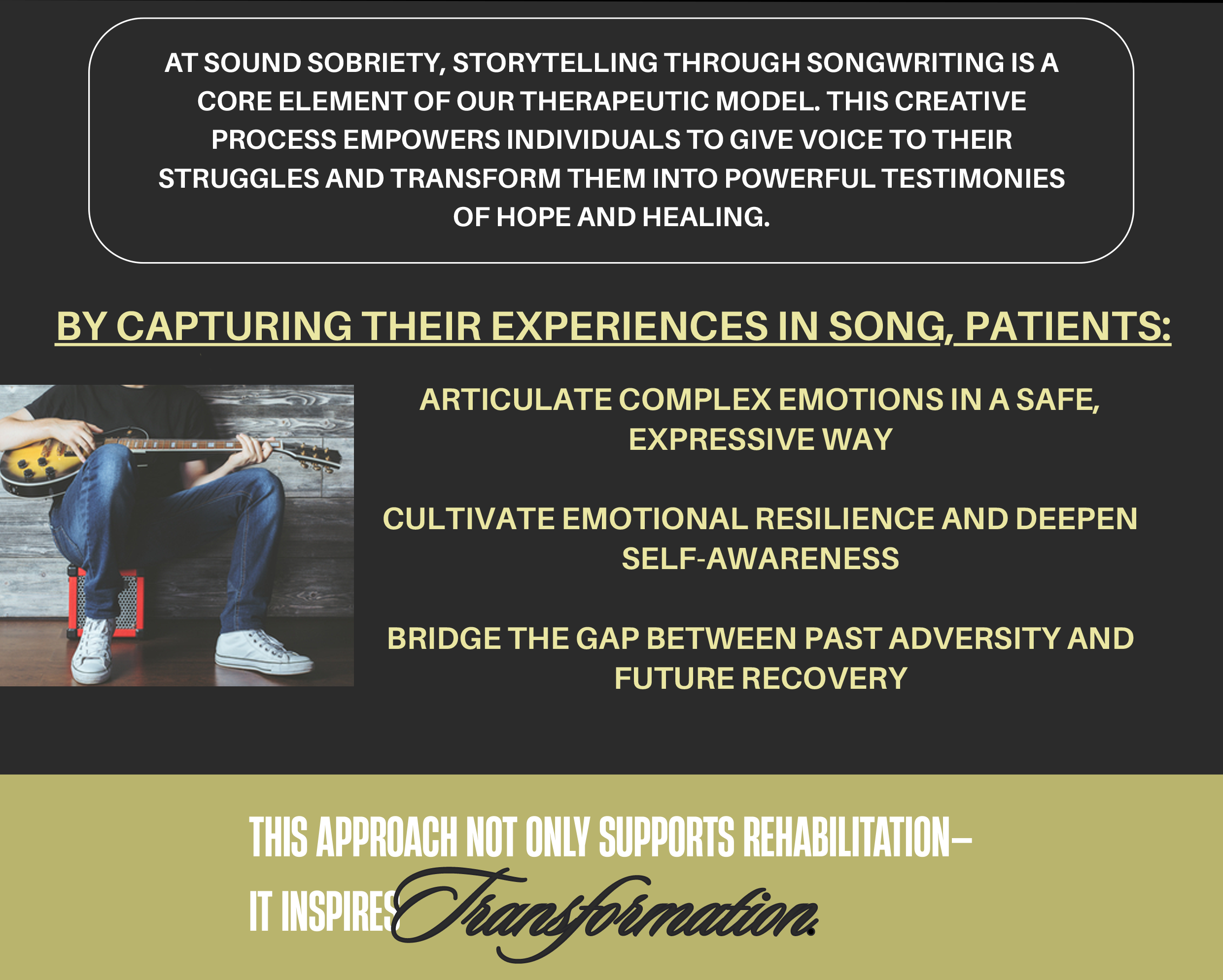 Sound Sobriety Music is Storytelling